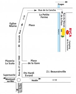 Plan rapproché RCVA - Z I Beaurainville