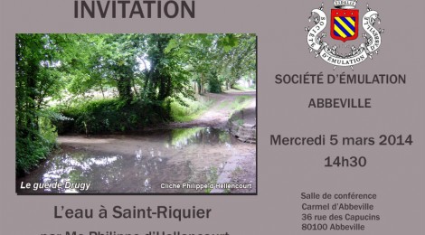 "L’eau à Saint Riquier"