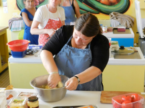 Atelier cuisine adultes " Quiche provençale aux légumes"