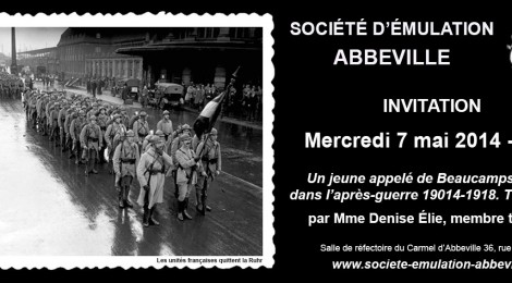 Conférence "Un jeune appelé de Beaucamps-le-Vieux dans l'après-guerre 1914-1918"