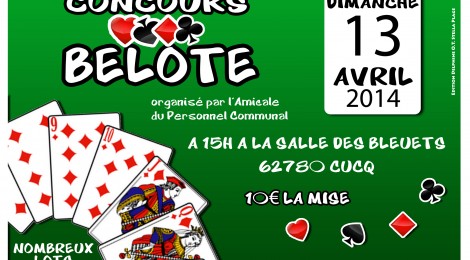 Concours de belote 