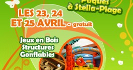 Structures gonflables et jeux anciens en bois