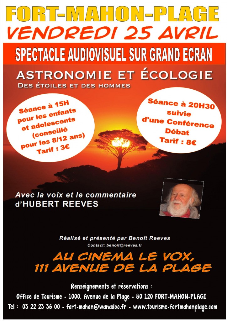 25 04 fort mahon Astronomie et Ecologie Hubert REEVES