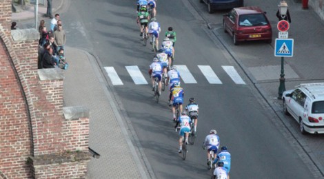 Course cycliste prix André Boulland. 