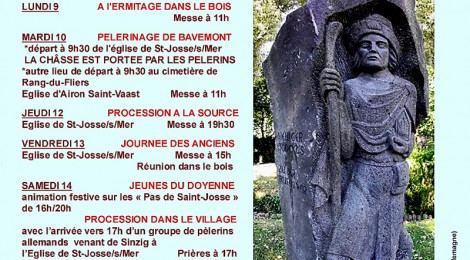 Ouverture de la Neuvaine 