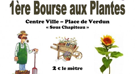1ère Bourse aux plantes sous chapiteau.