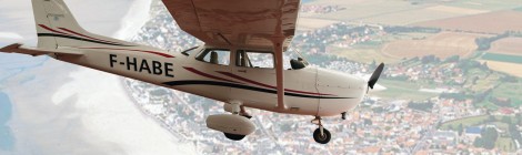 Baptême de l'air au profit des Oeuvres du Lions Club.