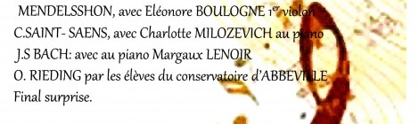 6ème année de Musique Classique & d’Art en Vallée d’Authie