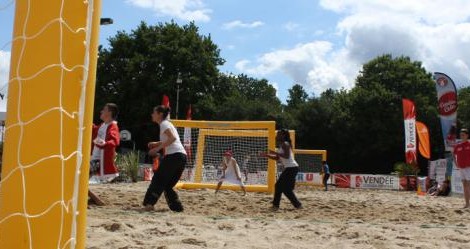 Tournoi de Sand Ball.