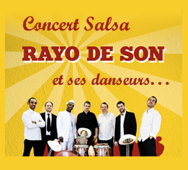 Concert gratuit du groupe salsa "Rayo De Son" et ses danseurs