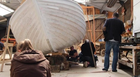 Lancement du Canot à clin "Le Saint Michel"