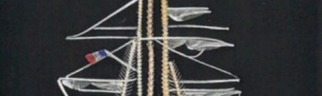 Tableaux en os et arêtes de poissons