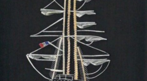 Tableaux en os et arêtes de poissons