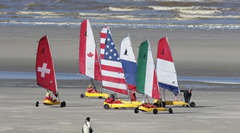 Compétition de Chars à voile