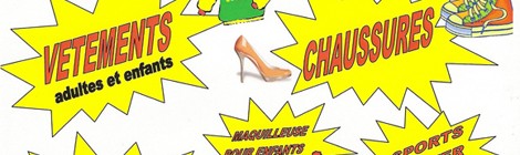 1ère brocante vêtements (adultes / enfants), articles de sports et de sports d'hiver, chaussures...