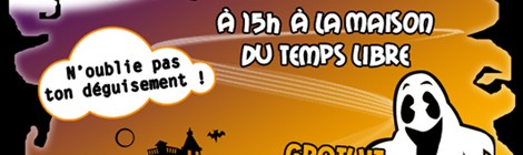 Bal costumé d’Halloween et maquillage enfant.