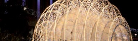 Illuminations de Noël jusqu'au 2 janvier.