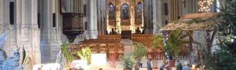 Crèche de Noël, vente de bougies par le Secours Catholique et concert "Chorale et Harmonie"