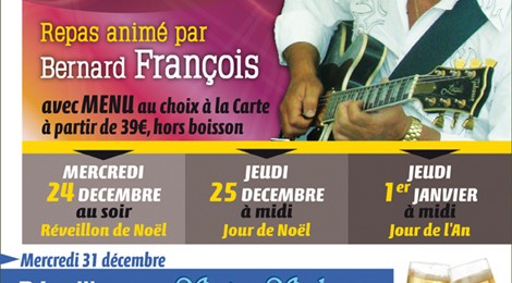 Réveillon de la Saint Sylvestre avec animation DJ