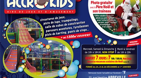 Photo gratuite avec le Père Noël.