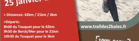 8ème édition du Trail D2B et marathon des plages.