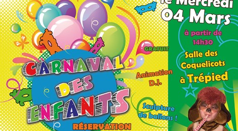 Carnaval des enfants avec animation DJ et sculpture de ballons.