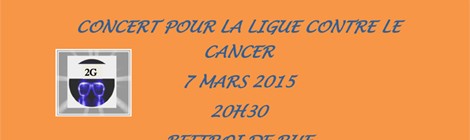 Concert pour la ligue contre le cancer