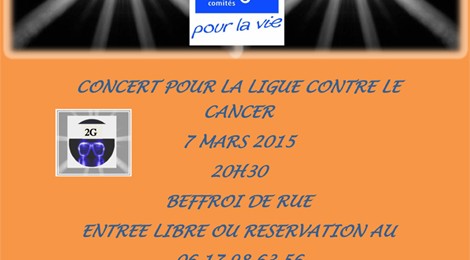 Concert pour la ligue contre le cancer