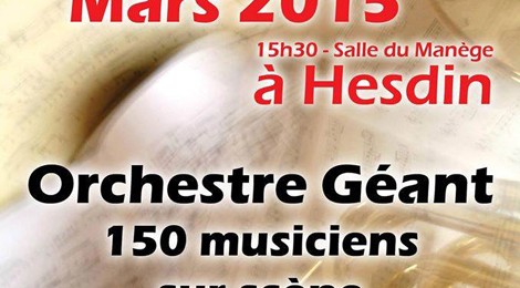Concert de printemps avec 150 musiciens sur scène