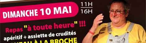 Animation avec "Ma Coqueluche" et repas à toute heure