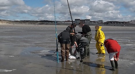 Initiation au surf-casting
