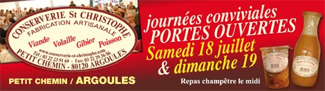 Portes Ouvertes à la Conserverie St-Christophe