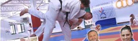 Stage de judo avec les champions Cyrille Maret et Marine Richard