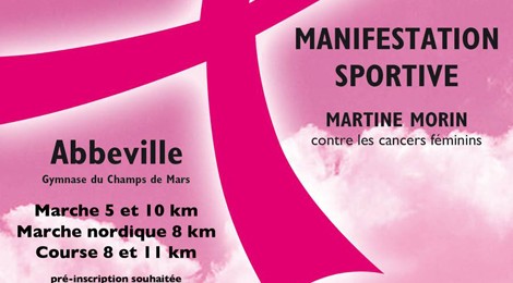 Manifestation sportive "Martine Morin" contre les cancers féminins