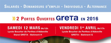 Portes Ouvertes au GRETA