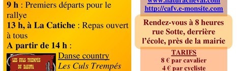 Rallye Equestre, pédestre et cycliste