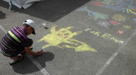 CONCOURS DE DESSINS À LA CRAIE