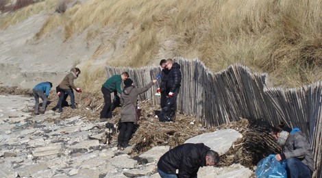 Nettoyage de la plage
