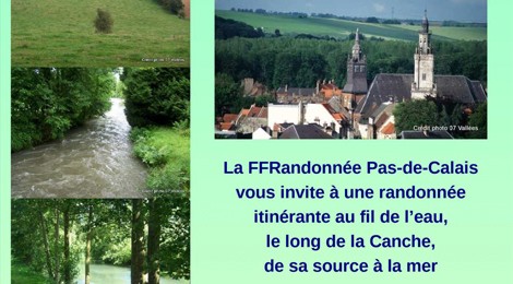 Itinérance La Canche de sa source à la mer