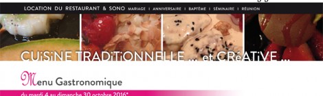 Menu en détails ...