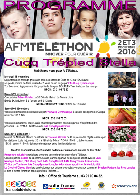 programme TELETHON 2016