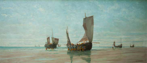 berck musée Lavezzari Retour de pêche