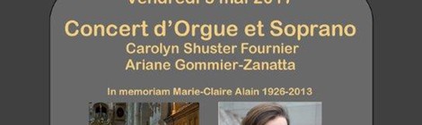 Concert d’orgue et Soprano