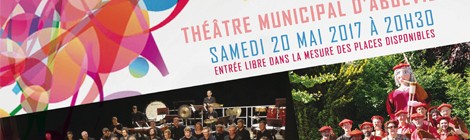 CONCERT DE GALA DES PIPASSONNEURS ET DE L'ORCHESTRE D’HARMONIE D’ABBEVILLE.
