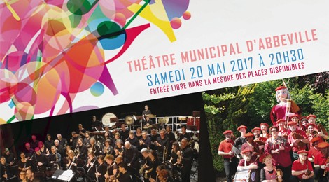 CONCERT DE GALA DES PIPASSONNEURS ET DE L'ORCHESTRE D’HARMONIE D’ABBEVILLE.