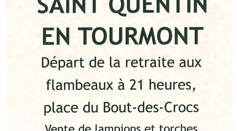 RETRAITE AUX FLAMBEAUX ET FEU D’ARTIFICE