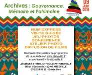 JOURNÉE INTERNATIONALE DES ARCHIVES sous l'égide de l'UNESCO.