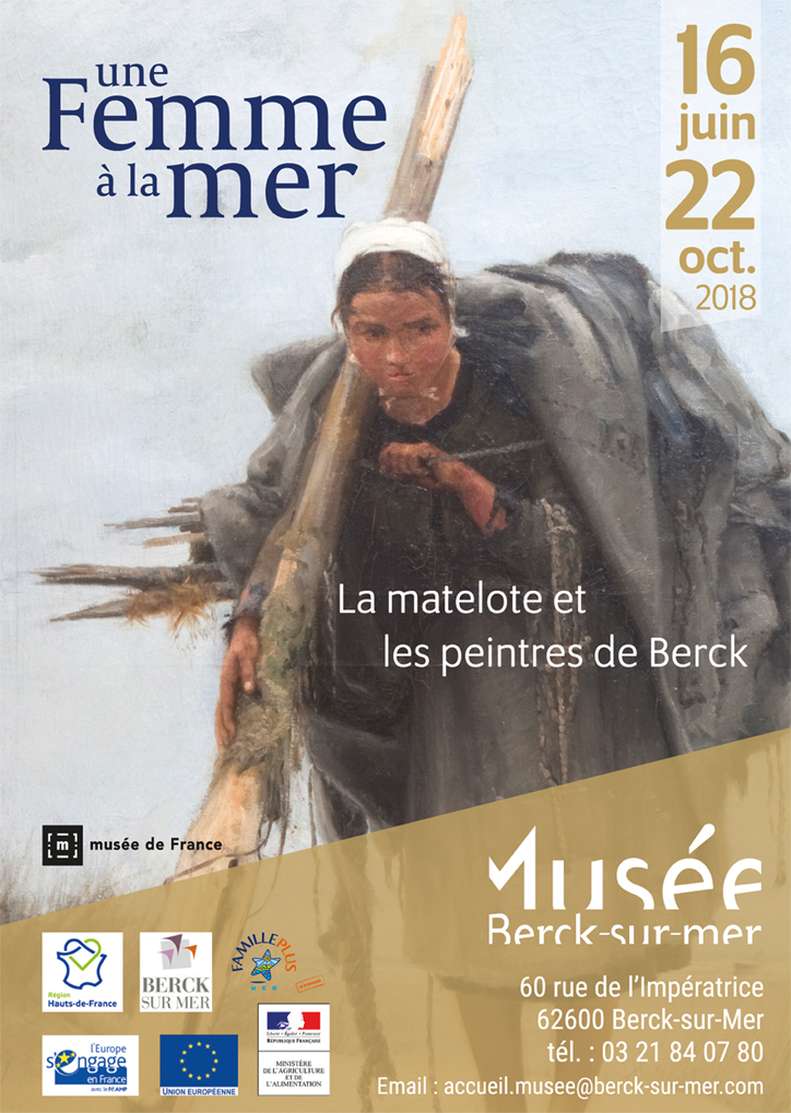 berck une femme a la mer RVB