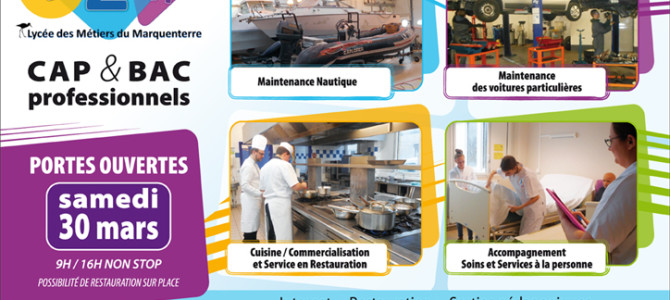PORTES OUVERTES AU LYCÉE DU MARQUENTERRE