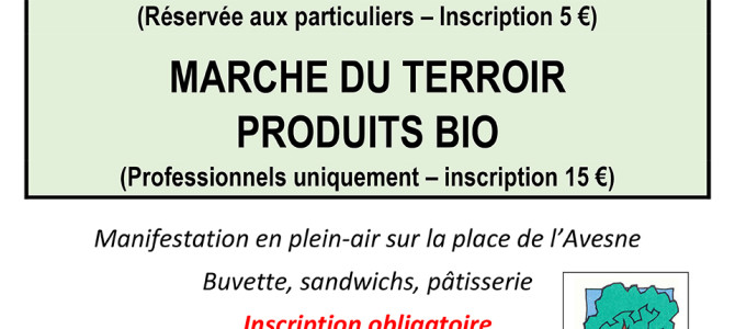 FOIRE AUX PLANTES ET MARCHÉ DU TERROIR